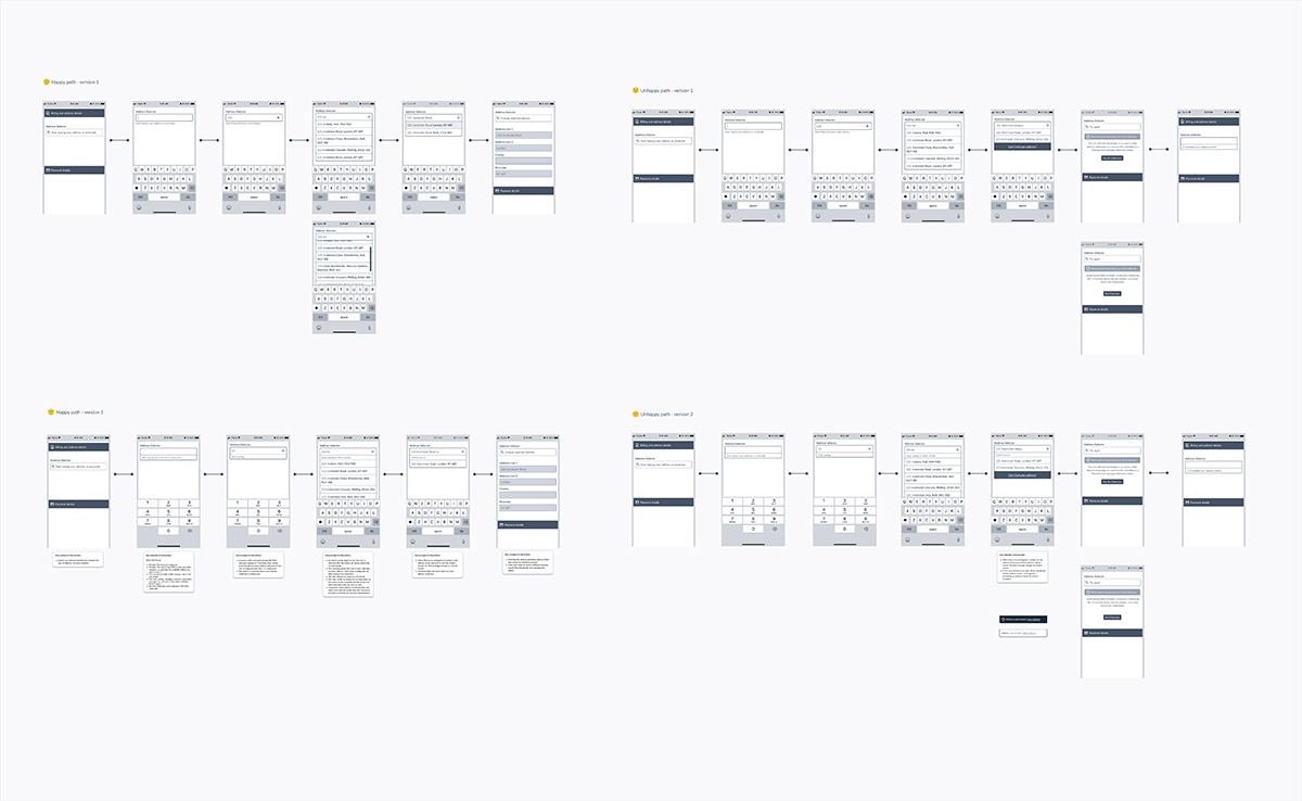Typeahead Wireframes